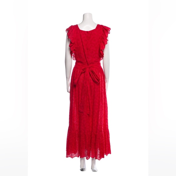 THE GREAT red Square Neckline Long Dress - Picture 2 of 6